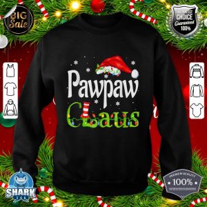 Pawpaw Claus Santa Funny Christmas Pajama Matching Family sweatshirt