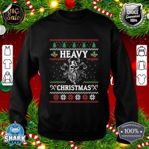 Heavy Christmas Viking and Metal Christmas Skull sweatshirt