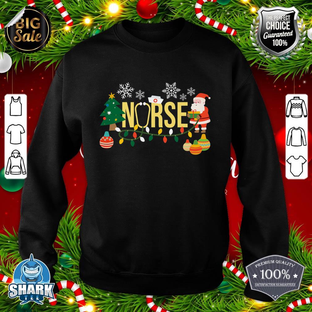 Nurse Christmas Xmas Registered Nurse Nursing RN Healthcare sweatshirt