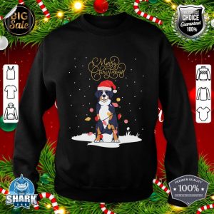 Bernese Mountain Dog Merry Christmas Berner Xmas Christmas sweatshirt