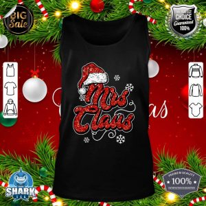 Mrs Clause Husband Wife Mom Dad Family Christmas tank-top