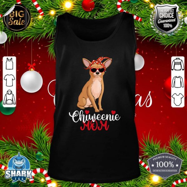 Womens Chiweenie Dog Chiweenie Mom tank-top