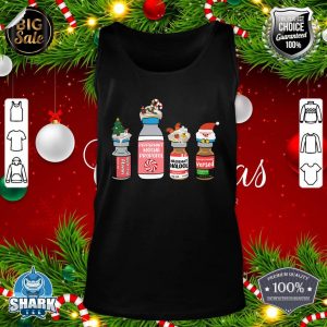 Peppermint Mocha Propofol Ativan Haldol Cute Christmas Nurse tank-top
