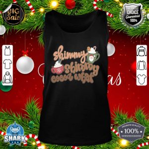 Shim my Cocoa What Merry Christmas Hot Cocoa Bleached tank-top
