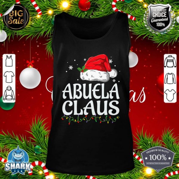 Abuela Claus Christmas Costume Gift Santa Matching Family tank-top