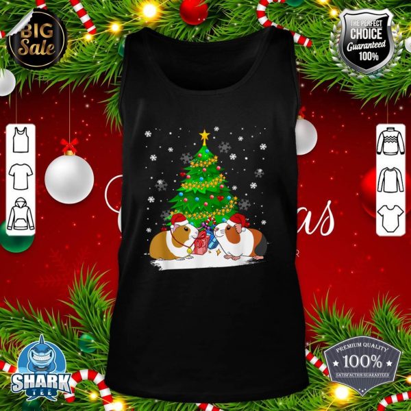 Guinea Pig Christmas Guinea Pigs Before Christmas Tree tank-top