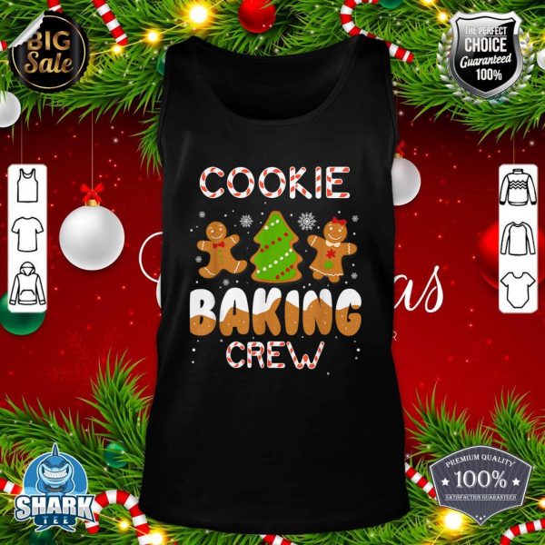 Christmas Cookie Baking Crew Pajama, Gingerbread Christmas tank-top
