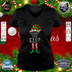 What The Elf Matching Family Group Christmas Party Pajama v-neck
