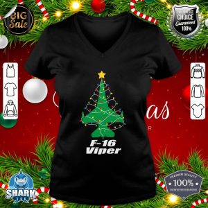 Viper Christmas, F-16 Jet Fighter souvenir and Fighter jet v-neck