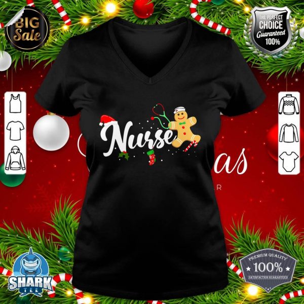 Christmas Nurse Nurse Squad Christmas v-neck