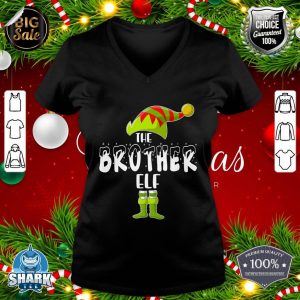 The Brother Elf Funny Family Matching Group Christmas Premium v-neck