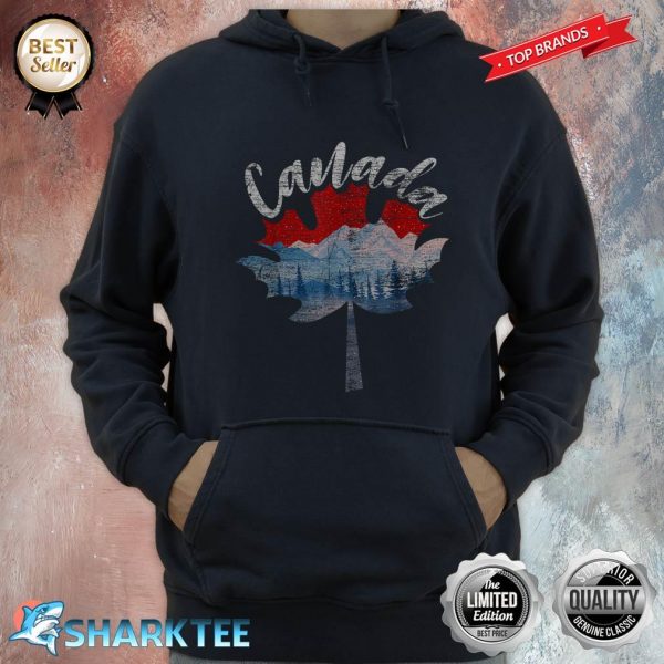Canadian Landscape Canadian Maple Leaf Canada Hoodie