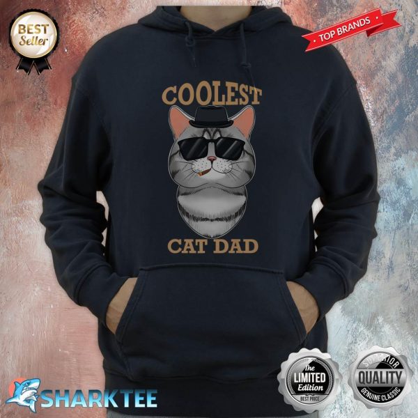 Coolest Cat Dad I American Shorthair Cat Dad Premium Hoodie