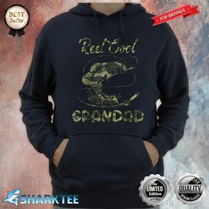 Flag Camo Reel Cool Grandad Funny Fathers Day Hoodie