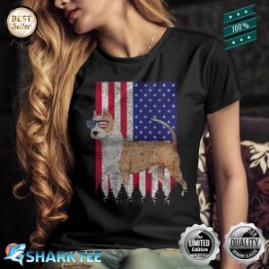 American Staffordshire Terrier Patriotic Dog USA Flag Shirt