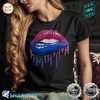 Bisexual Flag Lips Equality Pride Shirt