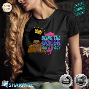 Black Queen Afro Melanin Girl Magic Juneteenth Shirt