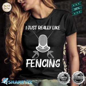 Cool Fencing Design For Men Women Combat Weapon Sport Fencer Shirt