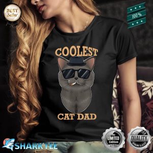 Coolest Cat Dad I British Shorthair Cat Dad Shirt