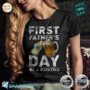 First Fathers Day Beer Baby Bottle At 2 Months Shirt