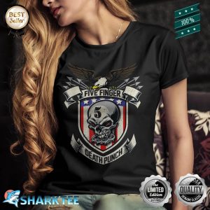 Five Finger Death Punch 5FDP American Shield Shirt