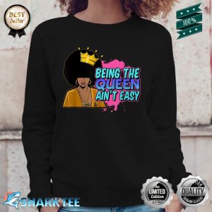 Black Queen Afro Melanin Girl Magic Juneteenth Sweatshirt