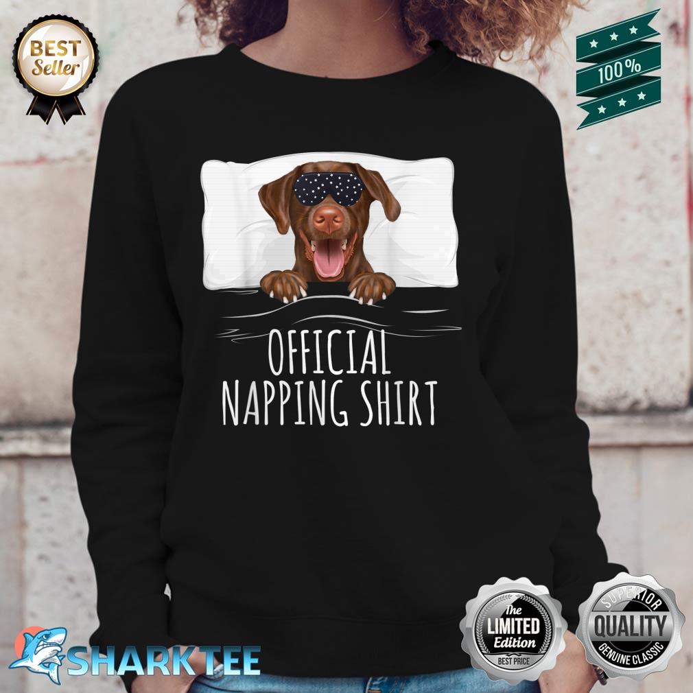 Black Sleep Mask Brown Labrador Retriever Official Napping Sweatshirt