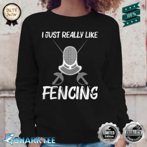 Cool Fencing Design For Men Women Combat Weapon Sport Fencer Sweatshirt