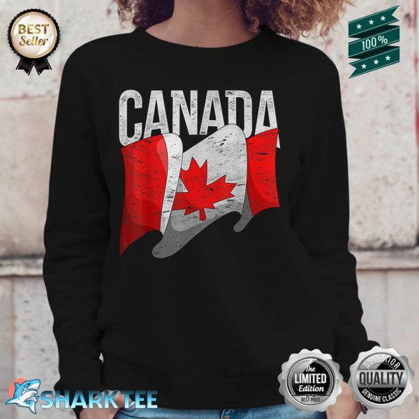 Country Canadian Flag Maple Leaf Canada Sweatshirt