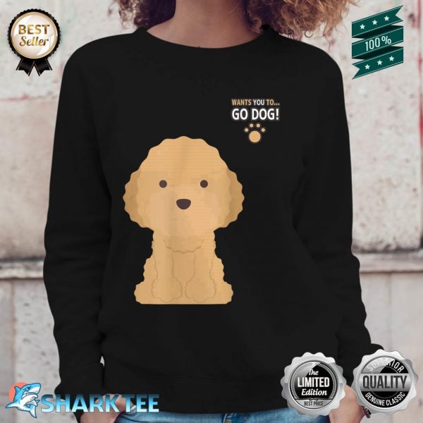 Dog Series Toy Poodle Brown Sweatshirt