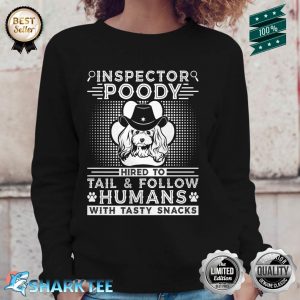 Dog Walker Inspector Poody Sheriff Dog Trainer Poodle Premium Sweatshirt