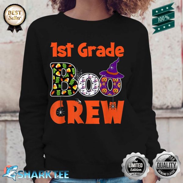 First Grade Student Teacher Halloween 1st Grade Sweatshirt