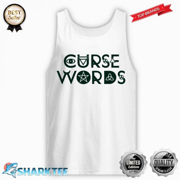 Curse Words Witch Halloween Tank-top
