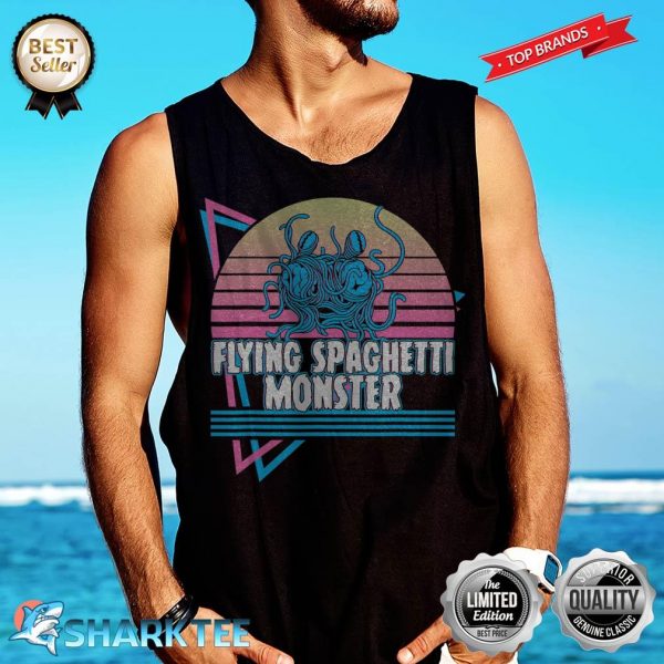 Flying Spaghetti Monster Pastafari FSM Atheist Tank-top