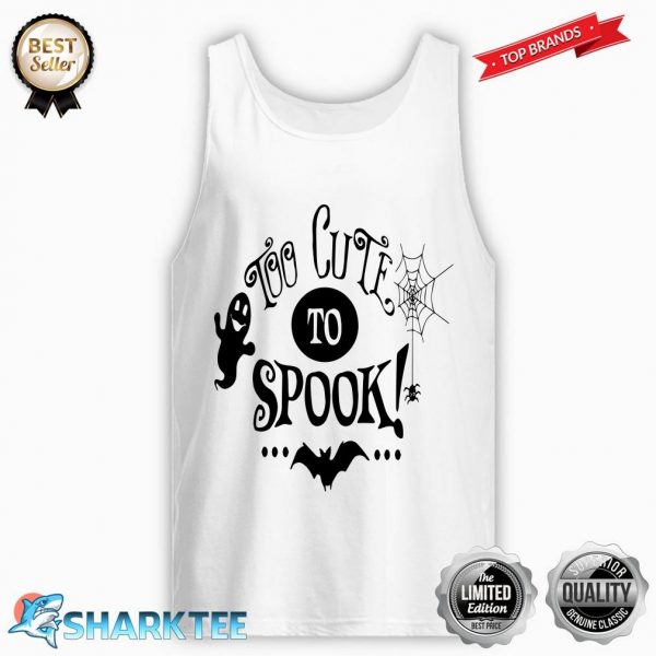 Halloween Spooky Scary Too Cute To Spook Tank-top