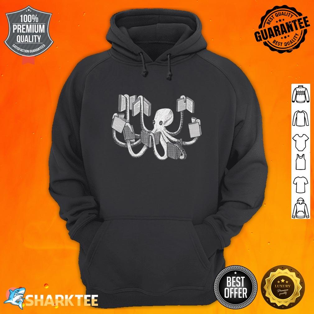Armed With Knowledge Octopus Book hoodie