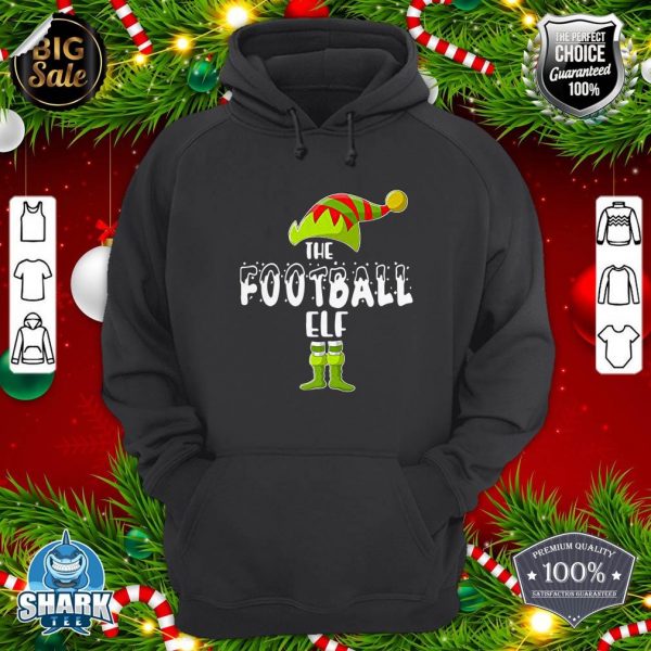 The Football Elf Funny Family Matching Group Christmas Premium hoodie