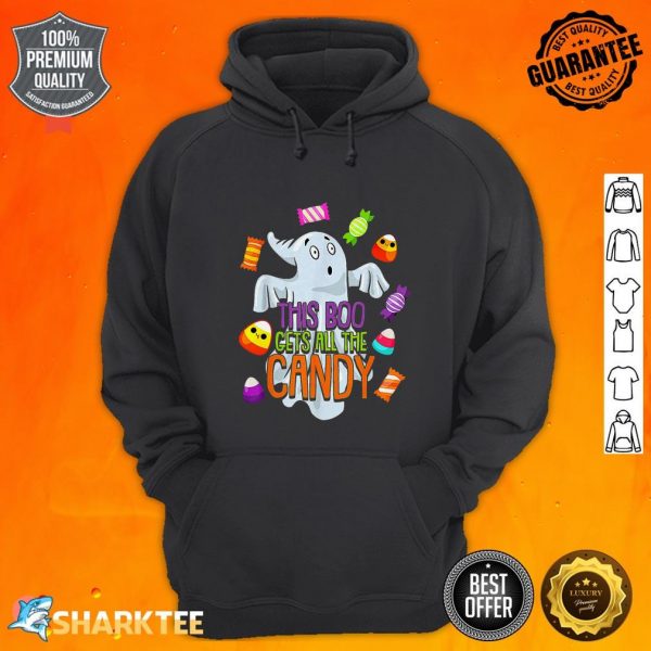 Boo Ghost Lazy Halloween Costume Funny Spirit Trick Or Treat hoodie