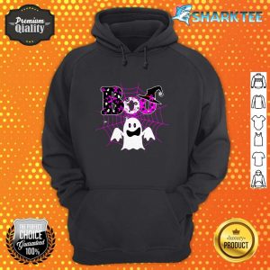 Breast Cancer Boo Support October Pink Ribbon Halloween hoodie