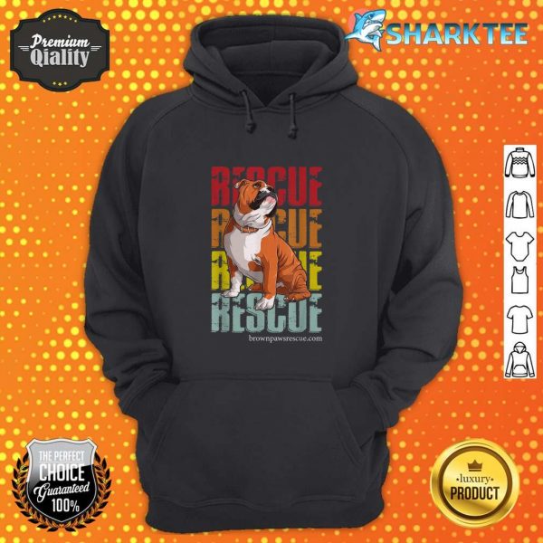 BullDog Paw Dog Lover Rescue Puppy hoodie
