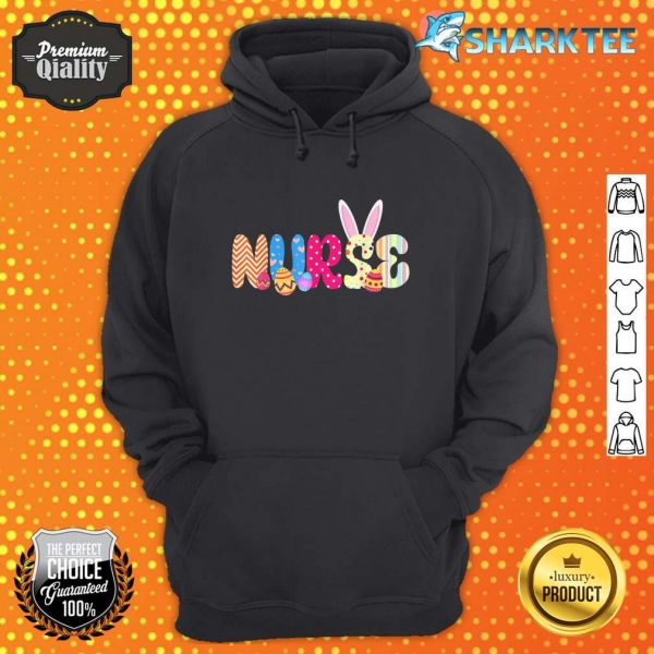 Bunny Nurse Funny Egg Easter Day Floral Women Gifts hoodie