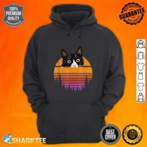Cat Retro Style Kitten Retro Style Black Cat hoodie