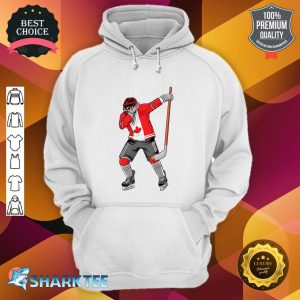 Dabbing Ice Hockey Player In Canada Canadian Flag hoodie