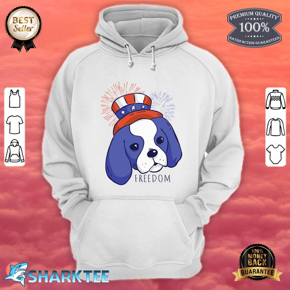 Dog Graphic Independence Day United States hoodie