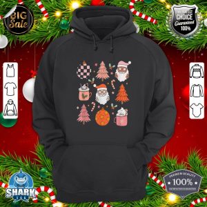 Retro Groovy Christmas Tee For Men Women Kids hoodie