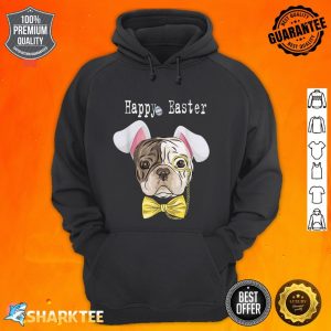 Cute French Bulldog Easter Bunny Ears Graphic hoodie