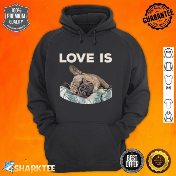 Cute Love Is Frenchie Great French Bully Owners Gift Idea hoodie