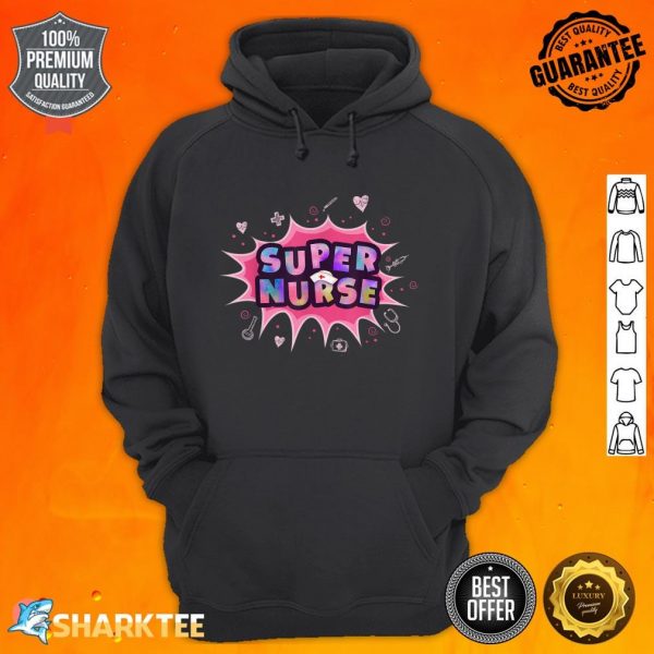 Cute Nurse Super Nurse Gift For RN And LPN hoodie