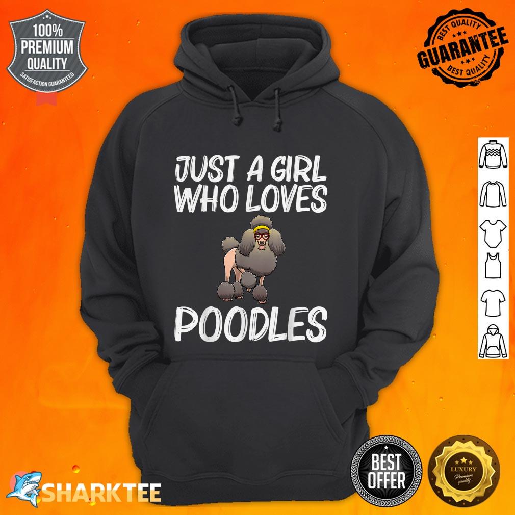 Cute Poodle Design For Girls Mom Poodle Owner Pet Dog Lovers hoodie