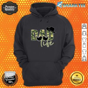 Dad Life And Hat With Camo For Dad Men Fathers Day hoodie